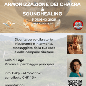 Armonizzazione dei Chakra e Sound Healing