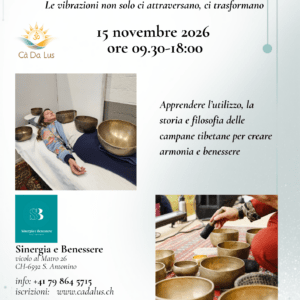 Corso Campane tibetane 1° livello S. Antonino